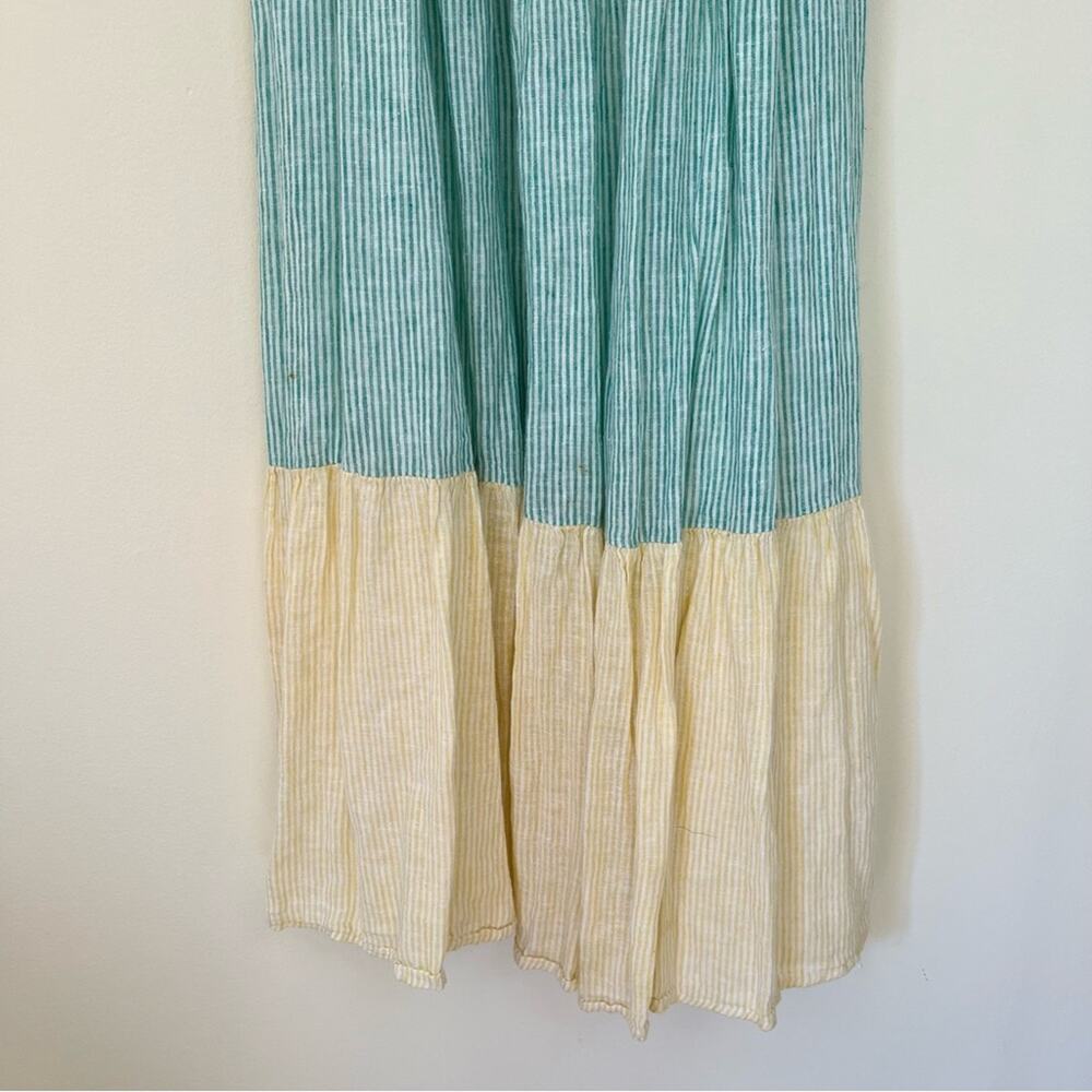 Rails Capri Linen Blend Ruffle Strap Midi Dress M… - image 3